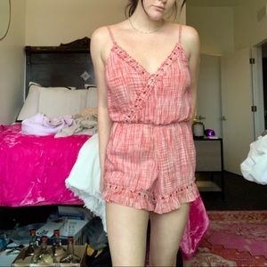 Red romper